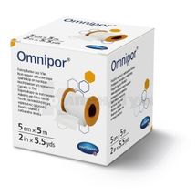 Пластир фіксуючий з нетканого матеріалу Omnipor® 5 см х 5 м, № 1; undefined