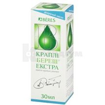 Краплі Береш® Екстра краплі оральні, розчин, флакон, 30 мл, № 1; Beres Pharmaceuticals Ltd