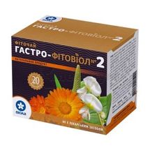 ФІТОЧАЙ ГАСТРО-ФІТОВІОЛ №2 фільтр-пакет, 1.5 г, № 20; Віола