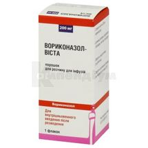 Вориконазол-Віста порошок для розчину для інфузій, 200 мг, флакон, № 1; Містрал Кепітал Менеджмент