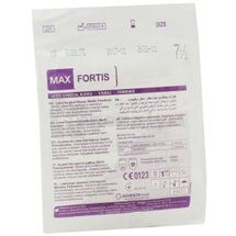 РУКАВИЧКИ ХІРУРГІЧНІ ЛАТЕКСНІ ОПУДРЕНІ СТЕРИЛЬНІ MAX FORTIS розмір 7,5, пара, № 1; Terang Nusa