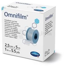 Пластир фіксуючий з прозорої плівки Omnifilm® 2,5 см х 5 м, № 1; Paul Hartmann