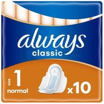 ПРОКЛАДКИ ГІГІЄНІЧНІ ALWAYS CLASSIC normal, № 10; Проктер енд Гембл