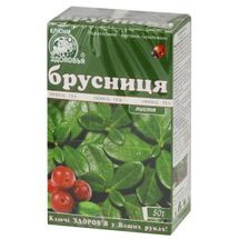 Фіточай "Ключі Здоров'я" 50 г, "брусниця", "брусниця", № 1; Ключі Здоров'я