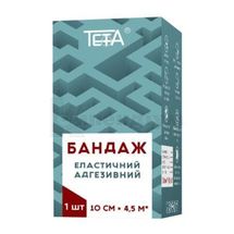 БАНДАЖ ЕЛАСТИЧНИЙ АДГЕЗИВНИЙ TETA® 10 см х 4,5 м, № 1; Цзеінг Банглі Медікал Продуктс Ко., Лтд