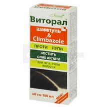 ШАМПУНЬ ДЛЯ ВОЛОССЯ "ВІТОРАЛ" З КЛІМБАЗОЛОМ шампунь, флакон, 100 мл; Аромат
