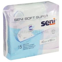 ПЕЛЮШКИ ГІГІЄНІЧНІ SENI SOFT SUPER 40 х 60 см, № 5; Torunskie ZMO