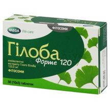 ГІЛОБА ФОРТЕ 120 таблетки, 120 мг, № 30; Mega Lifesciences