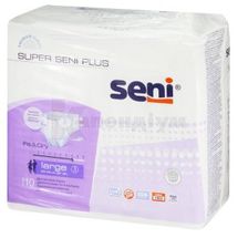 ПІДГУЗНИКИ ДЛЯ ДОРОСЛИХ SUPER SENI PLUS large, № 10; Torunskie ZMO