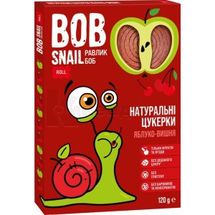 ЦУКЕРКИ НАТУРАЛЬНІ BOB SNAIL (РАВЛИК БОБ) 120 г, яблучно-вишневі, яблучно-вишневі, № 1; Еко Снек