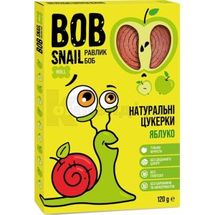 ЦУКЕРКИ НАТУРАЛЬНІ BOB SNAIL (РАВЛИК БОБ) 120 г, яблучні, яблучні, № 1; Еко Снек