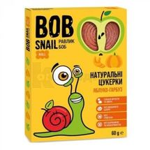 ЦУКЕРКИ НАТУРАЛЬНІ BOB SNAIL (РАВЛИК БОБ) 60 г, яблучно-гарбузові, яблучно-гарбузові, № 1; Еко Снек