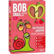 ЦУКЕРКИ НАТУРАЛЬНІ BOB SNAIL (РАВЛИК БОБ) 120 г, яблучні-полуничні, яблучні-полуничні, № 1; Еко Снек