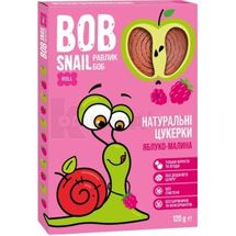 ЦУКЕРКИ НАТУРАЛЬНІ BOB SNAIL (РАВЛИК БОБ) 120 г, яблучно-малинові, яблучно-малинові, № 1; Еко Снек