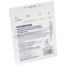 РУКАВИЧКИ ХІРУРГІЧНІ ЛАТЕКСНІ СТЕРИЛЬНІ VOGT MEDICAL 7,5, неприпудрені, текстуровані, стандарт класс, неприп.,текстур,стандарт клас, № 2; ВОГТ МЕДІКАЛ