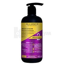 МАСКА-БАЛЬЗАМ ВІДНОВЛЮЮЧА тм "ALLIANCE PROFESSIONAL" "ARGAN EXPERT" 490 мл; Альянс Краси