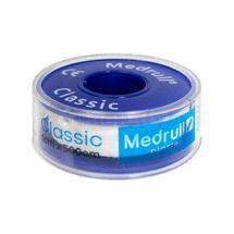 ЛЕЙКОПЛАСТИР МЕДИЧНИЙ В РУЛОНАХ MEDRULL "CLASSIC" 1 см х 500 см, № 1; undefined