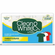 МИЛО УНІВЕРСАЛЬНЕ ГОСПОДАРСЬКЕ тм CLEAN&WHITE by DURU 125 г, універсальне, універсальне, № 1; Evyap Sabun