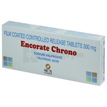 Енкорат Хроно таблетки пролонгованої дії, вкриті оболонкою, 300 мг, стрип, № 30; САН
