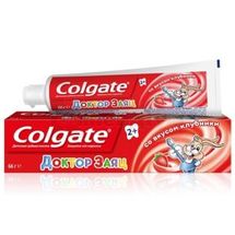 Зубна паста Colgate "Лікар Заєць" 50 мл, зі смаком полуниці, зі смаком полуниці; Colgate-Palmolive