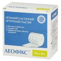 ПЛАСТИР ХІРУРГІЧНИЙ НЕТКАНИЙ ЕЛАСТИЧНИЙ "ЛЕОФІКС" 10 м х 5 см, № 1; Nanjing 3H Medical Products Co., Ltd.