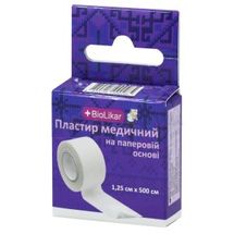 ПЛАСТИР МЕДИЧНИЙ НА ПАПЕРОВІЙ ОСНОВІ 1,25 см х 500 см, котушка, № 1; Киевфармгрупп