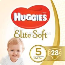 ПІДГУЗКИ ДИТЯЧІ ГІГІЄНІЧНІ HUGGIES ELITE SOFT розмір 5, № 28; Кімберлі-Кларк Україна