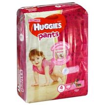 ПІДГУЗНИКИ-ТРУСИКИ ДИТЯЧІ ГІГІЄНІЧНІ HUGGIES (ХАГГІС) GIRL (ДЛЯ ДІВЧАТ) розмір 4 (9-14 кг), № 36; Кімберлі-Кларк Україна