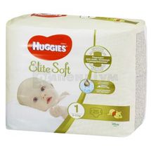 ПІДГУЗКИ ДИТЯЧІ ГІГІЄНІЧНІ HUGGIES ELITE SOFT размер 1 (3-5 кг), № 25; Кімберлі-Кларк Україна