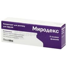 Миродекс концентрат для розчину для інфузій, 100 мкг/мл, флакон, 2 мл, № 5; РОКЕТ-ФАРМ ООО