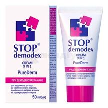 STOP DEMODEX (СТОП ДЕМОДЕКС) КРЕМ 9 В 1 PureDerm крем, 50 мл; Фітобіотехнології