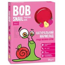 МАРМЕЛАД НАТУРАЛЬНИЙ BOB SNAIL (УЛИТКА БОБ) 54 г, груша-малина-буряк, груша-малина-буряк, № 1; Еко Снек