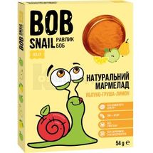 МАРМЕЛАД НАТУРАЛЬНИЙ BOB SNAIL (УЛИТКА БОБ) 54 г, яблуко-груша-лимон, яблуко-груша-лимон, № 1; Еко Снек