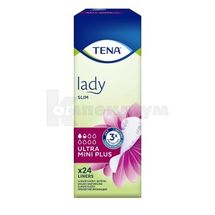 ПРОКЛАДКИ УРОЛОГІЧНІ TENA LADY SLIM ULTRA MINI PLUS № 24; Ессіті Україна