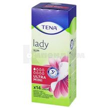 ПРОКЛАДКИ УРОЛОГІЧНІ TENA LADY SLIM ULTRA MINI № 14; Essity Hygiene and Health