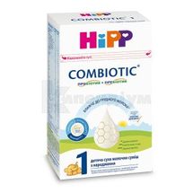 HIPP дитяча суха молочна суміш "Combiotic" 1 початкова з народження 500 г, № 1; Хіпп Україна