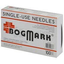 ГОЛКИ ІН'ЄКЦІЙНІ ОДНОРАЗОВОГО ЗАСТОСУВАННЯ BogMark® 0,6 х 30 мм, (23g х 1 1/4), (23g х 1 1/4), № 100; Medical Lomza