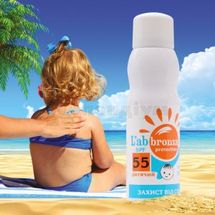 ЕМУЛЬСІЯ ДИТЯЧА L'ABBRONZATO ЗАХИСТ ВІД СОНЦЯ spf-55, спрей, 200 мл; Красота та Здоров'я