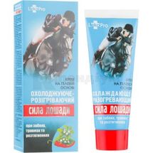 КРЕМ НА ГЕЛЕВІЙ ОСНОВІ ОХОЛОДЖУЮЧЕ-РОЗІГРІВАЮЧИЙ "СИЛА ЛОШАДИ" 75 мл; ЛекоПро