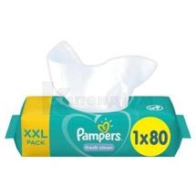 СЕРВЕТКИ ДИТЯЧІ ВОЛОГІ PAMPERS fresh clean, № 80; undefined