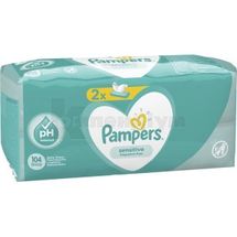 СЕРВЕТКИ ДИТЯЧІ ВОЛОГІ PAMPERS sens, № 104; undefined