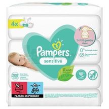 СЕРВЕТКИ ДИТЯЧІ ВОЛОГІ PAMPERS sens, № 208; undefined