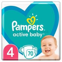 ПІДГУЗНИКИ ДИТЯЧІ PAMPERS ACTIVE BABY maxi (9-14 кг), № 70; Проктер енд Гембл Україна