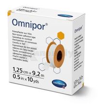 Пластир фіксуючий з нетканого матеріалу Omnipor® 1,25 см х 9,2 м, № 1; Paul Hartmann