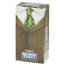 ПРЕЗЕРВАТИВИ ЛАТЕКСНІ "VIZIT" dotted з пухирцями, № 12; ЦПР Продукціон