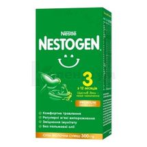 СУМІШ СУХА МОЛОЧНА NESTOGEN® 3 З ЛАКТОБАКТЕРІЯМИ L. REUTERI 300 г, з 12 місяців, з 12 міс., № 1; Нестле Україна