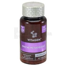 ПРЕГНА МЕТІЛФОЛАТ (VITAGEN КОМПЛЕКС №27) таблетки, № 60; Biodeal Pharmaceuticals Private Limited