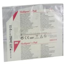 3M™ MEDIPORE™+PAD ПОВ'ЯЗКА АДГЕЗИВНА ДЛЯ ЗАКРИТТЯ РАН 6 см х 10 см, № 1; 3M Poland