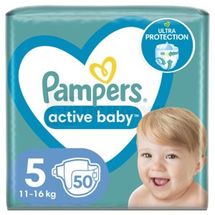 ПІДГУЗНИКИ ДИТЯЧІ PAMPERS ACTIVE BABY junior, № 50; Проктер енд Гембл Україна