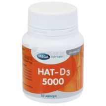 НАТ-D3 5000 капсули м'які желатинові, № 30; Mega Lifesciences